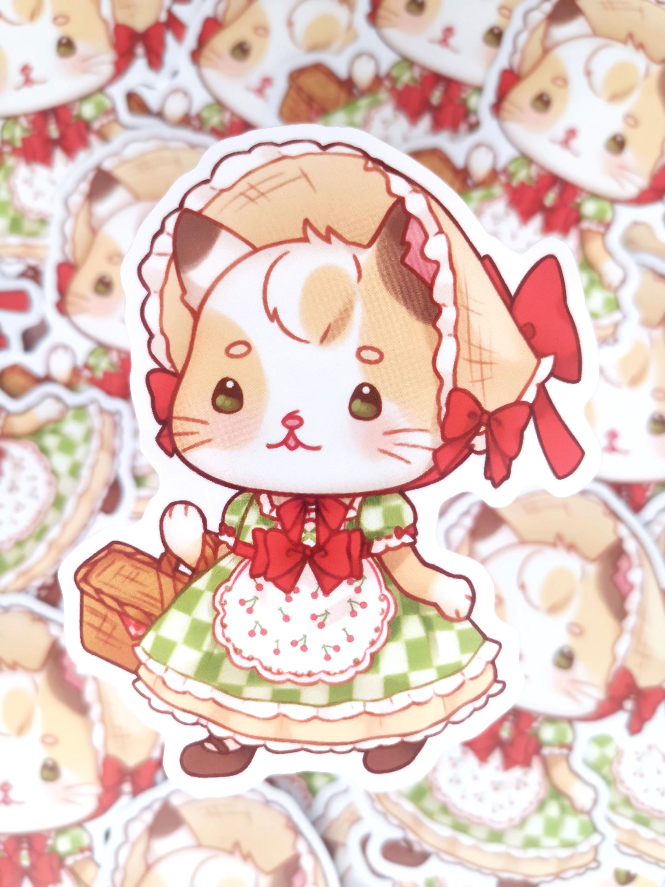 Bunbun and Neko: Vinyl Sticker - Etsy