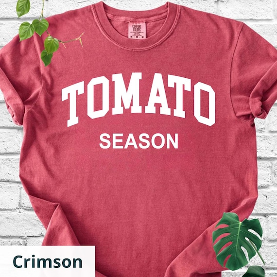 Comfort Colors® Tomato Season Shirt, Tomato Lover Tee, Gardener Shirt, Vegetable Garden Shirt, Plant Lover Gift, Garden Harvest Shirt
