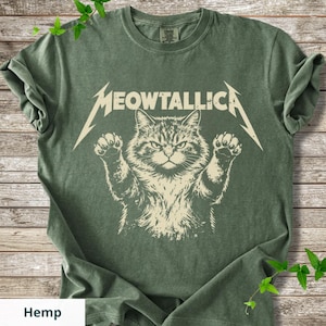 Meowtallica Shirt - Etsy