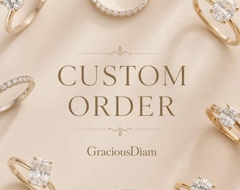 Custom Order 3 CT IGI Certified Marquise Cut Lab Grown Bridal Ring Set 14K Yellow Gold