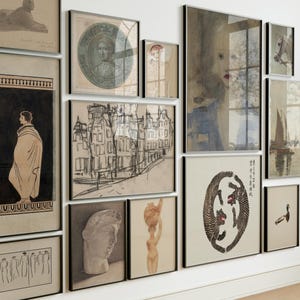 Gallery Wall Set | Curated Collected Art Bundle | Digital Download