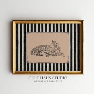 Leopard Statement Wall Art Printable (Digital Download)