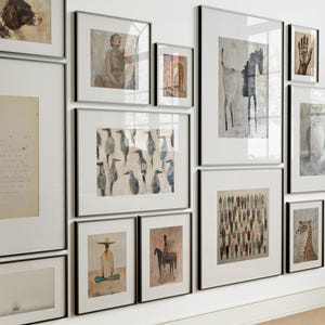 Arte moderna europea / Set di 13 stampe digitali da appendere alla parete