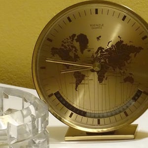 Original vintage Kienzle Weltzeituhr clock