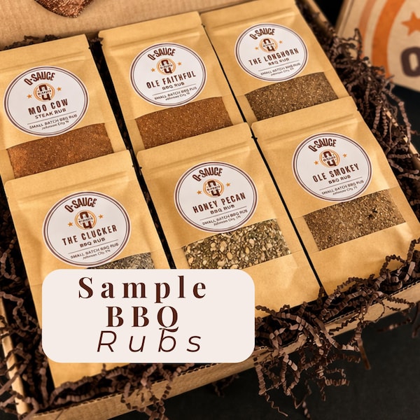 Seasoning gift set bbq dry rub assortment sample pack herbs and spices gift box for son in law birthday gift for friend who loves to cook