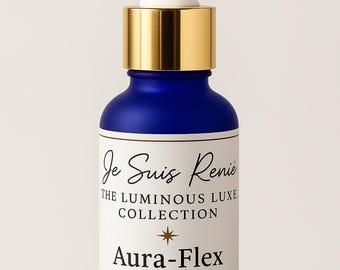 Serum do twarzy z peptydem miedziowym | Kolekcja Aura-Flex Luminous Luxe