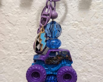 Monster Jam mini monster truck Sonova Gigger keychain