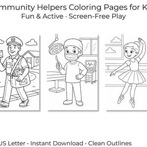 Dibujos para colorear de trabajadores de la construcción para niños: 50 hojas imprimibles de actividades y profesiones para aprender y divertirse (PDF A4)