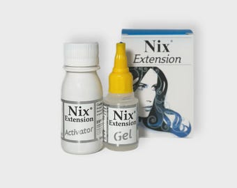 Kit de extensiones Nix ICE (pegamento - 20 ml, activador - 50 ml)