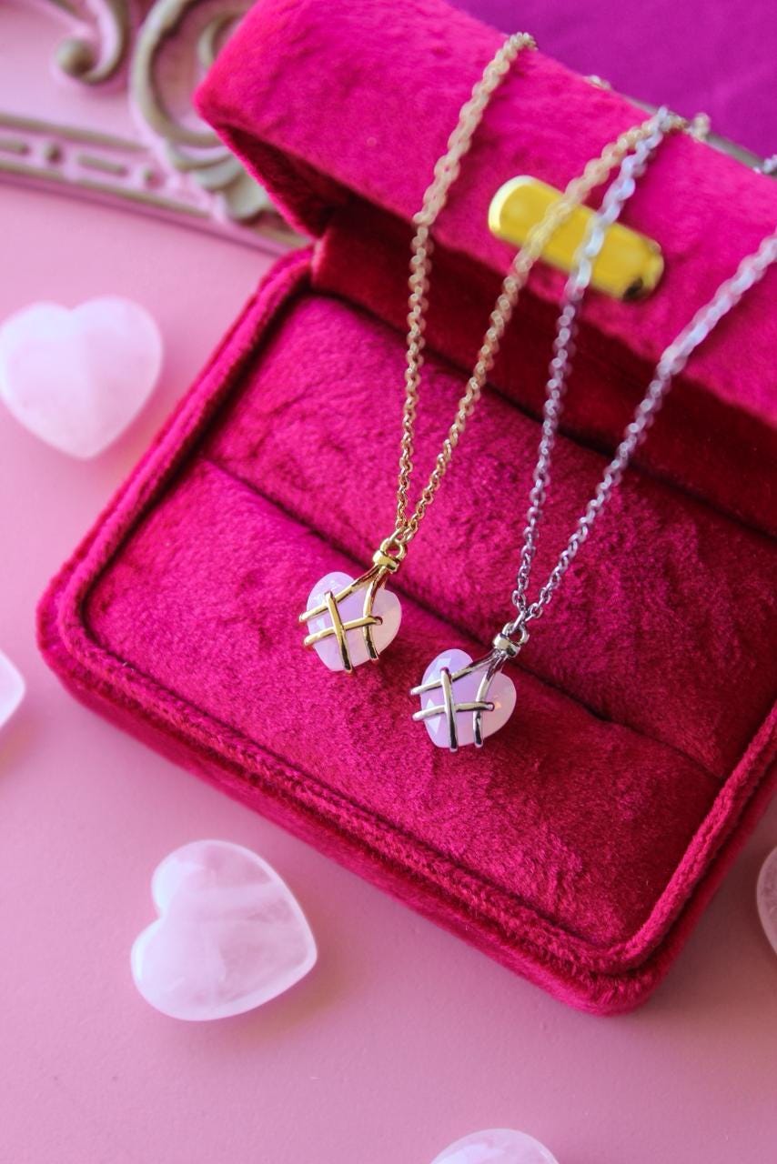 A mia moglie – Collana in oro bianco 14K con Cristalli Zirconia STELLA