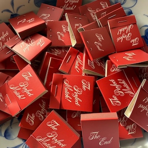 Custom Matchbooks – Personalised Matchbooks for Weddings, Events & Businesses | Professionally printed - foiling available