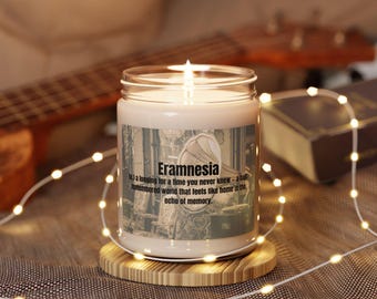 Nostalgic Candle | Minimalist Home Décor | Soothing Gift for Reflection & Calm | Serene Slow-Living Candle | 9 oz Eramnesia Candle