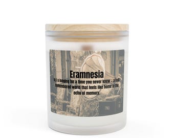 Nostalgic Candle | Minimalist Home Décor | Soothing Gift for Reflection & Calm | Serene Slow-Living Candle | 11 oz Eramnesia Candle