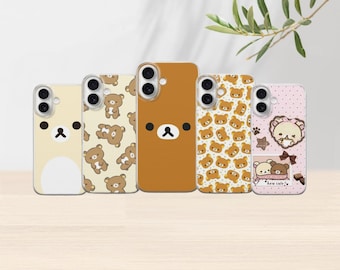 Custodia per telefono con orso Rilakkuma / Regalo Kawaii