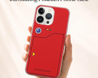 Pokedex-telefonskal • Retro handhållen speldesign