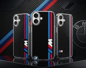 BMW Motorsport Handyhülle | Racing Stripe Performance Car Cover für iPhone Samsung Pixel