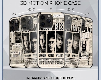 3D Wizard Lenticular Phone Case | Magic Illusion Changing Image Cover
