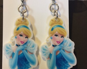 Lavender Dainty Drop Cinderella Earrings