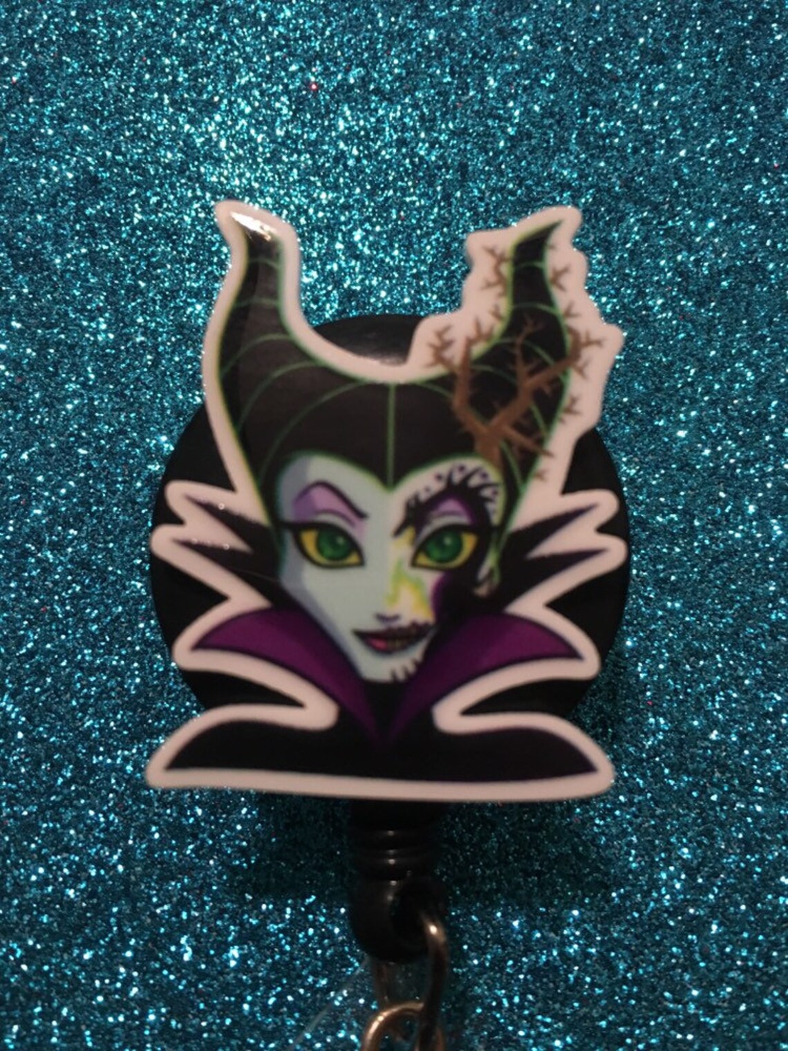 Disney Villain Maléfica Insignia Titular Etsy
