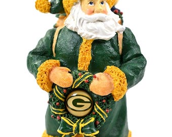 Ornamento natalizio dei Green Bay Packers della NFL del 2002, serie limitata della Memory Company.
