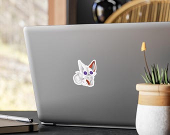 Pincushion Fox Familiar Sticker - Chibi Fox