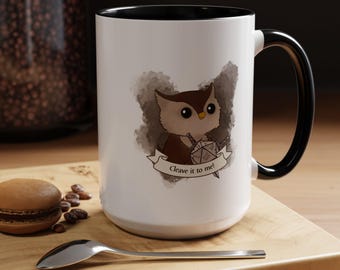 Cleave it to me! - Owlbear RPG Mug