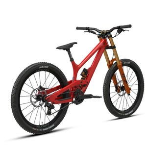 New Sport YT Extreme Downhill MTB Mountain Gold Suspension Bike 3D Model Blend, obj, fbx, usd, dae File Instant Download image 2