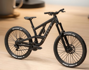 New Scott Voltage FR710 DH MTB Mountain Bike Extreme Riding Stunts & Mountain 3D Model .blend, .dae, .fbx, .obj, .usd File Instant Download