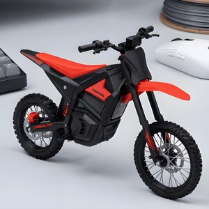 New Yozma IN10 Pro Electric Dirt Bike 5500 Peak Mid- Drive Styling Ultimate Off-Road Bike Premium 3D Model .stl .fbx File Instant Download