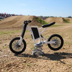 Ny mini-crossmotorcykel, racing, dirt track-cykel, 3D-modell, .stl-fil, direkt nedladdning