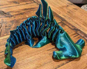 New Articulated Flexi Hammerhead Shark .3MF .STL File Instant Download