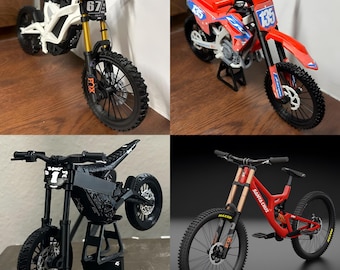 New 4 Set Downhill Santa Cruz, Trail Rider, Showcase, Off-Road Bike Full Suspension Bikes 3D Models .stl Files Instant Download