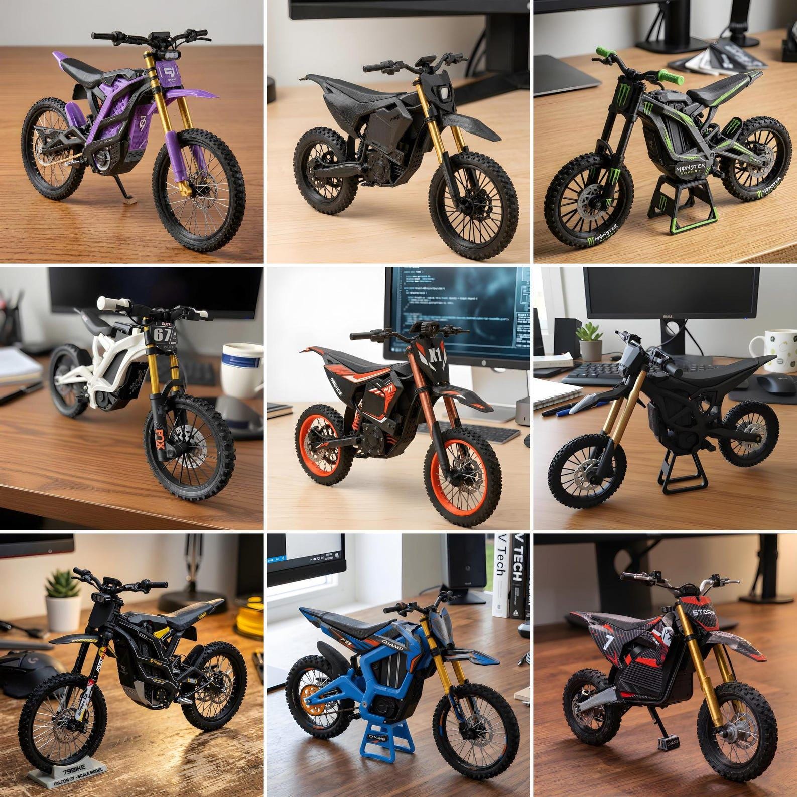 【miniature bicycle】MOTOCROSS ミニチュアバイク 55 Miniature Bmx Bike - Etsy