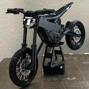 Neue 4er-Set HONON-Skala, Hinterrad-Schaukasten, Off-Road-Rennen, MX-Elektrofahrräder 3D-Modelle .stl .3mf-Dateien Sofort-Download Bild 3