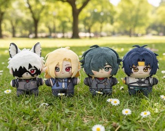 Peluche Zenless Zone Zero 10 cm｜Asaba Harumasa, Hugo, Encendedor, Von Lycaon Mini dijes coleccionables