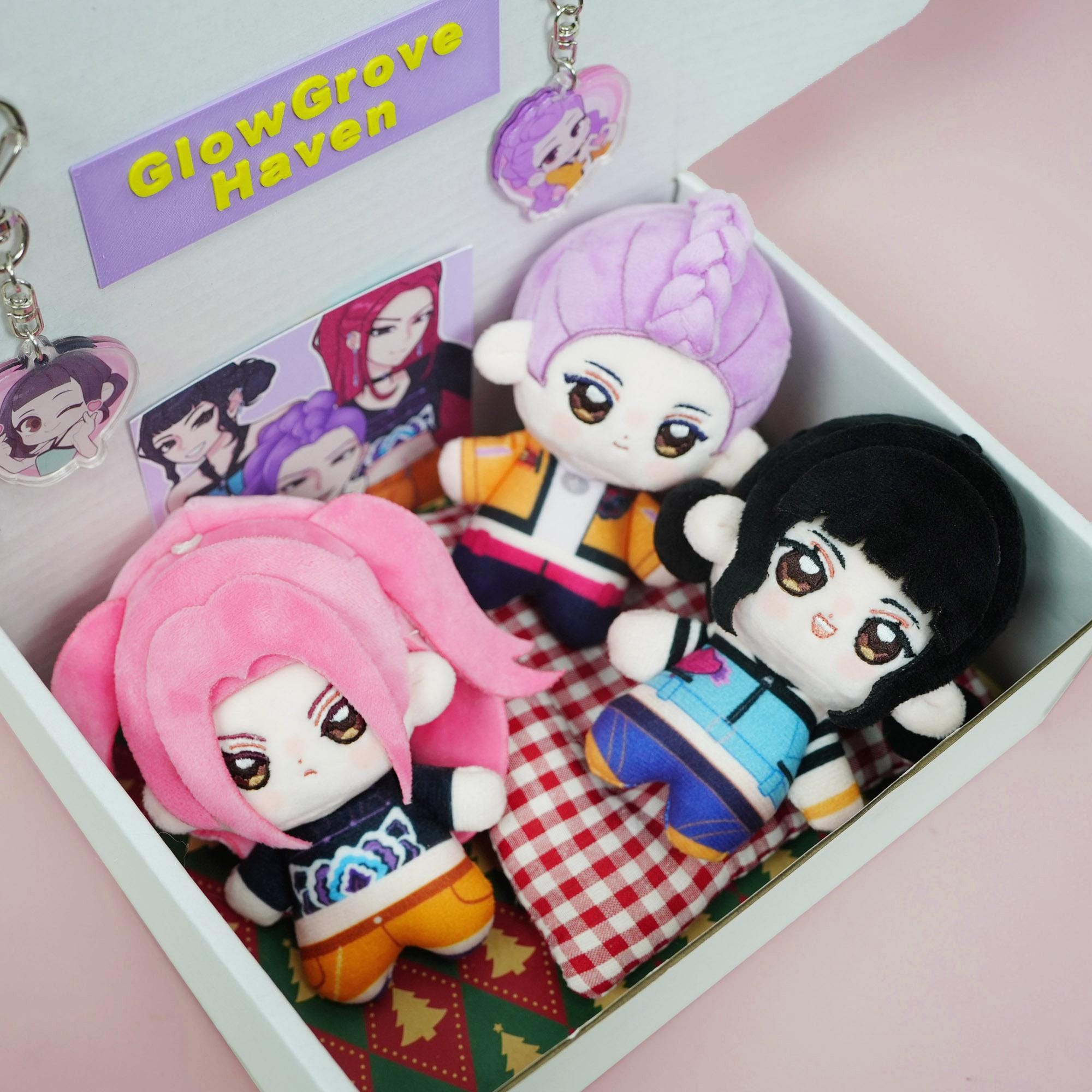 Kpop Demon Hunters Plush Dolls｜rumi × Mira × Zoey｜soft