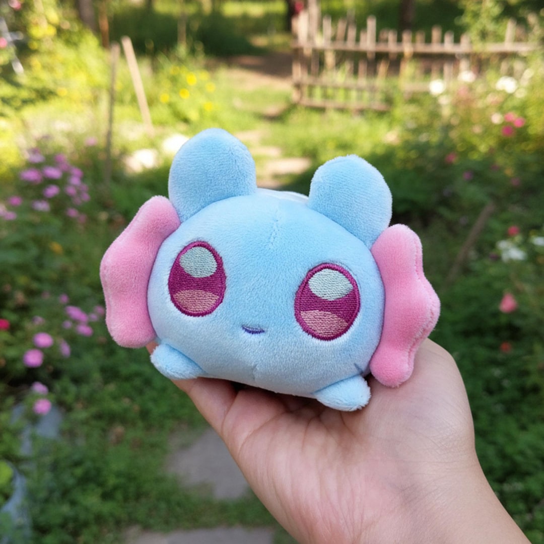 Rain World Rivulet Plush | 10cm Blue Chibi | Birthday Gift | for Gamers ...