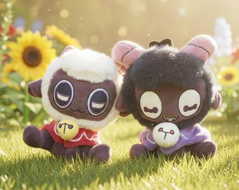 Lamb & Goat Plush | Inspired by Cult of the Lamb | Collectible Toy