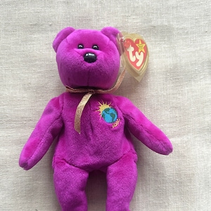 Millenium der Bär | Mütze Babys | 2000 Mütze Babys | Vintage TY Mütze Babys | Plüschtiere | Weihnachtsgeschenk | Urlaub 2022