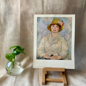 Renoir Print | Vintage Madame Renoir Metropolitan Museum Art Print Plate 3 | The Met Prints | Pierre-Auguste Renoir | Famous Art Prints