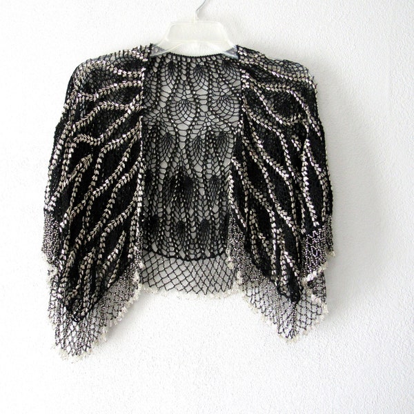beaded evening shawl