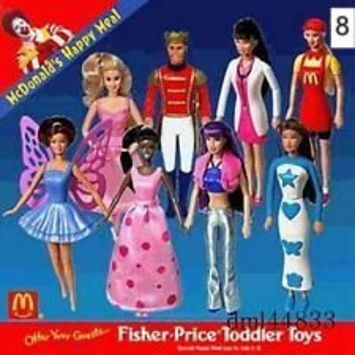 2001 McDonalds Barbie Vintage McDonalds Happy Meal Toy Etsy