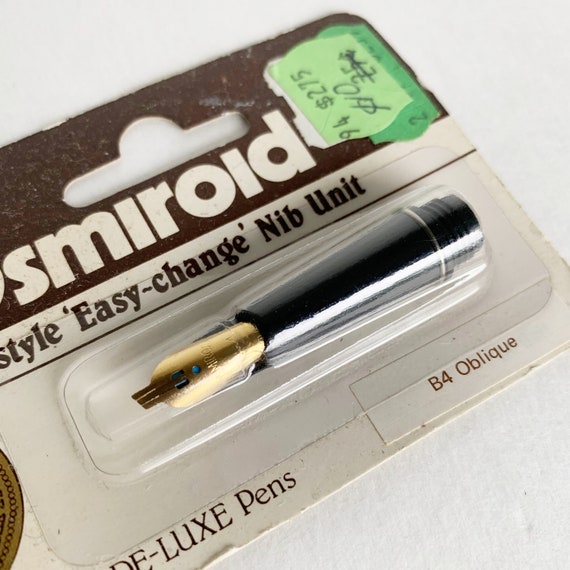 VINTAGE OSMIROID INK PEN 2 NIBS OSMIROID FOUNTAIN PEN NEW CALLIGRAPHY PEN