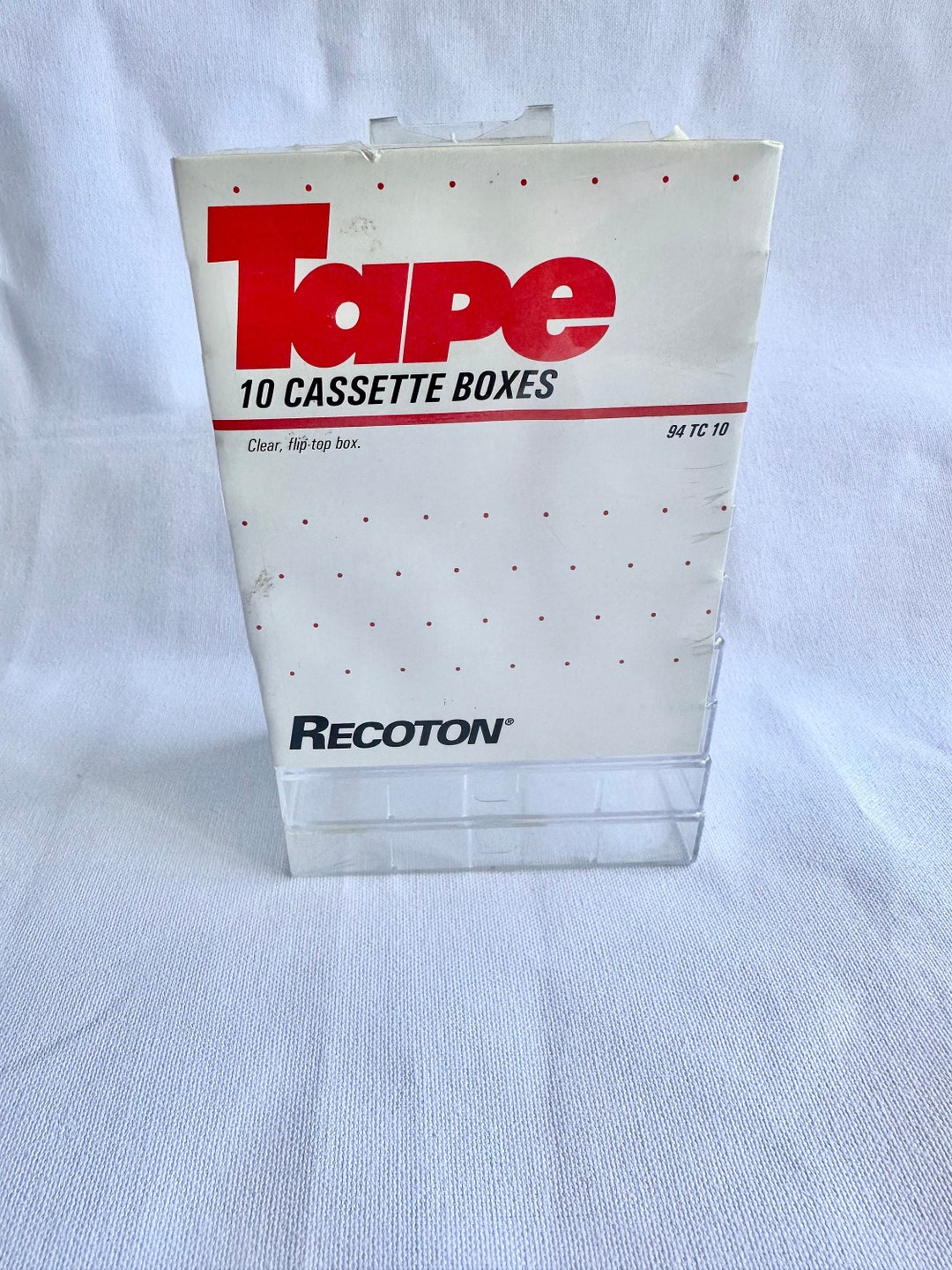 Recoton Cassette Case 10 Pack | Vintage Recoton | Vintage Cassette ...