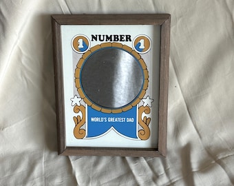 Dad Decor:  World's Greatest Dad Mirror