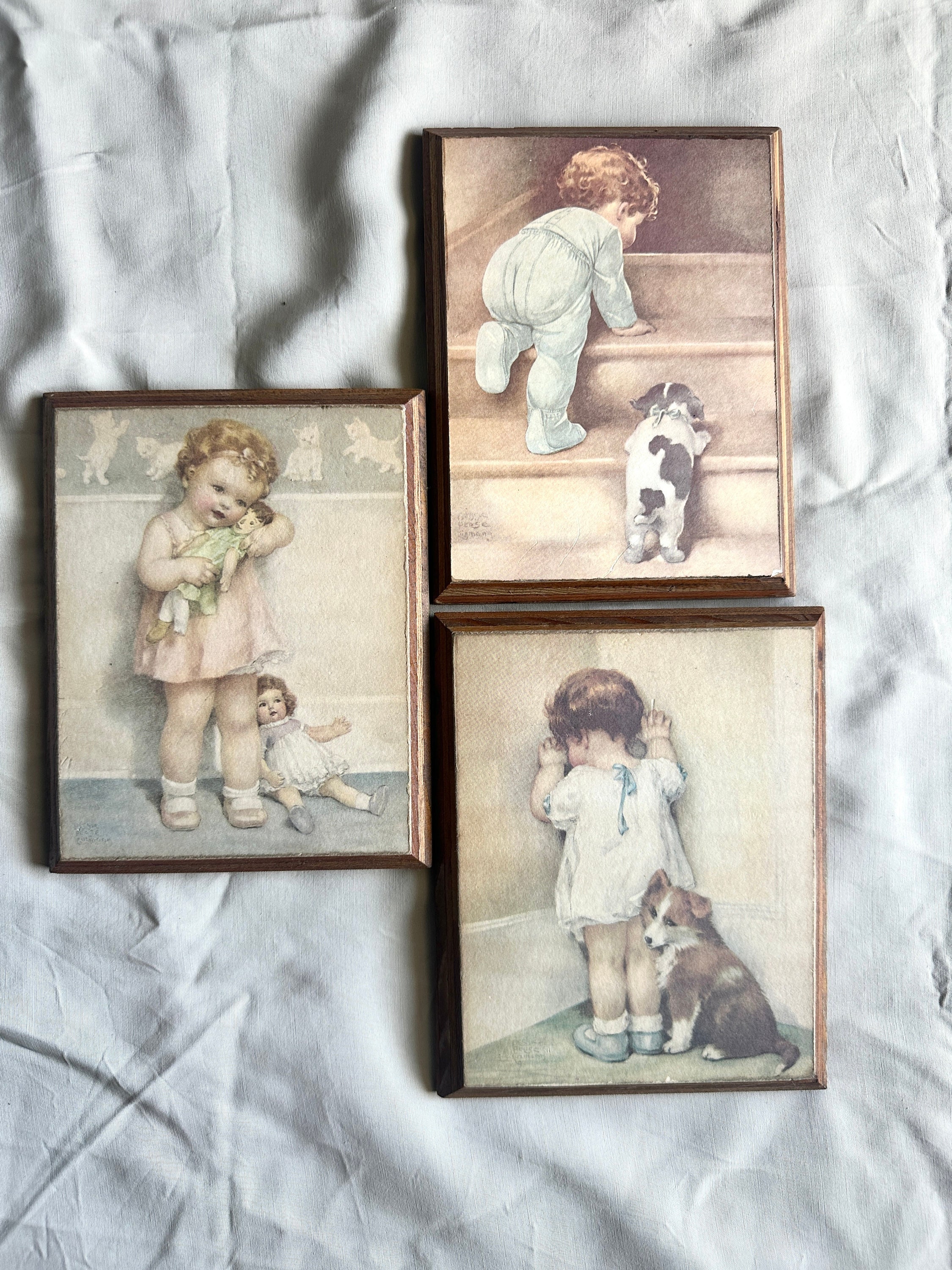 ベッシーピースガットマン　ポスター画 ベッシーピースガットマン ポスター画 Bessie Pease Gutmann - Etsy