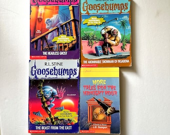 Goosebumps Book Set Scholastic Young Adult Scary Stories 1990s Nostalgia