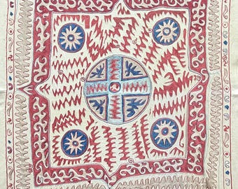 スザニ刺繍 スザニ吊り下げ スザニテーブルカバー ウズベク