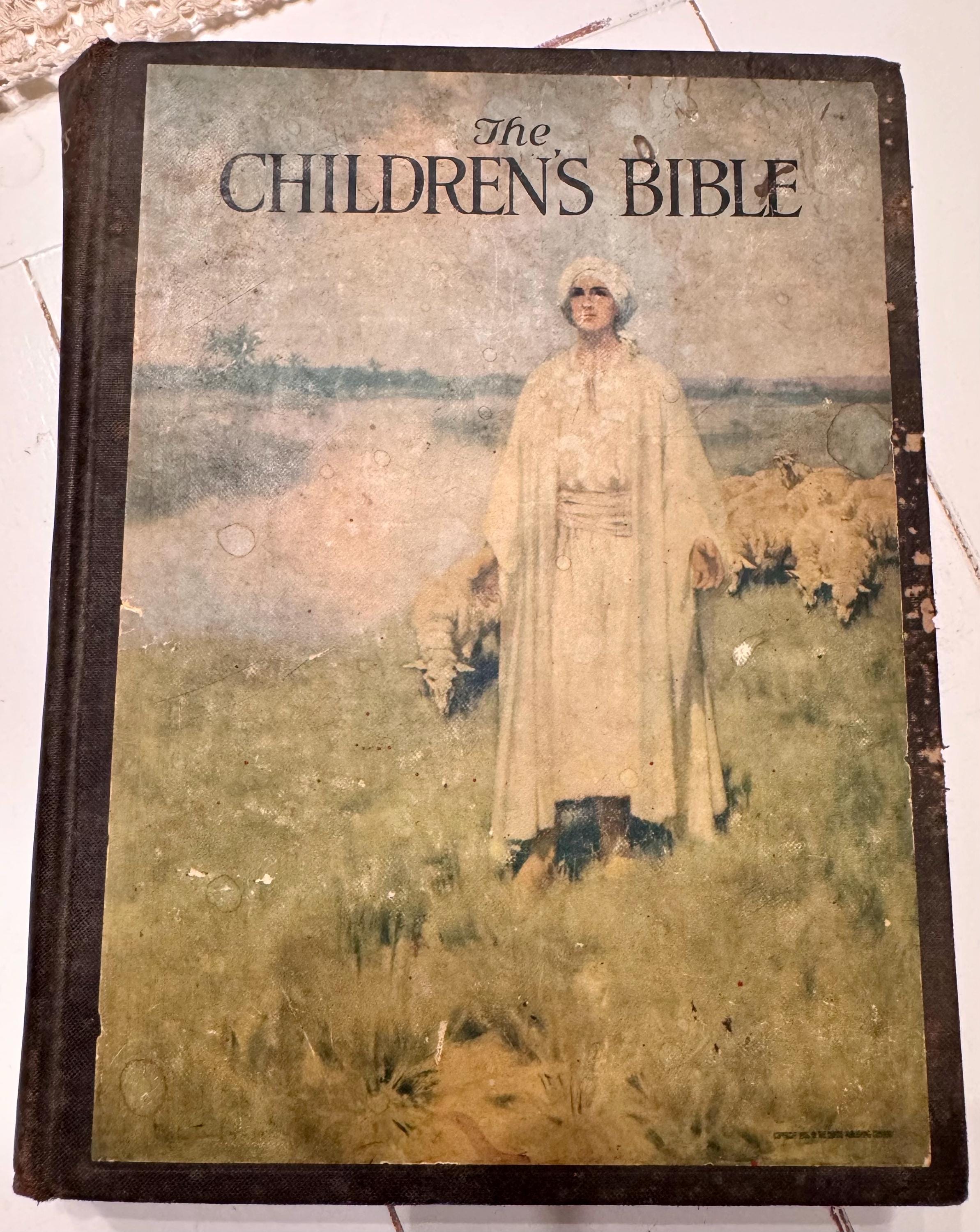 Antique Child Bible - Etsy Canada