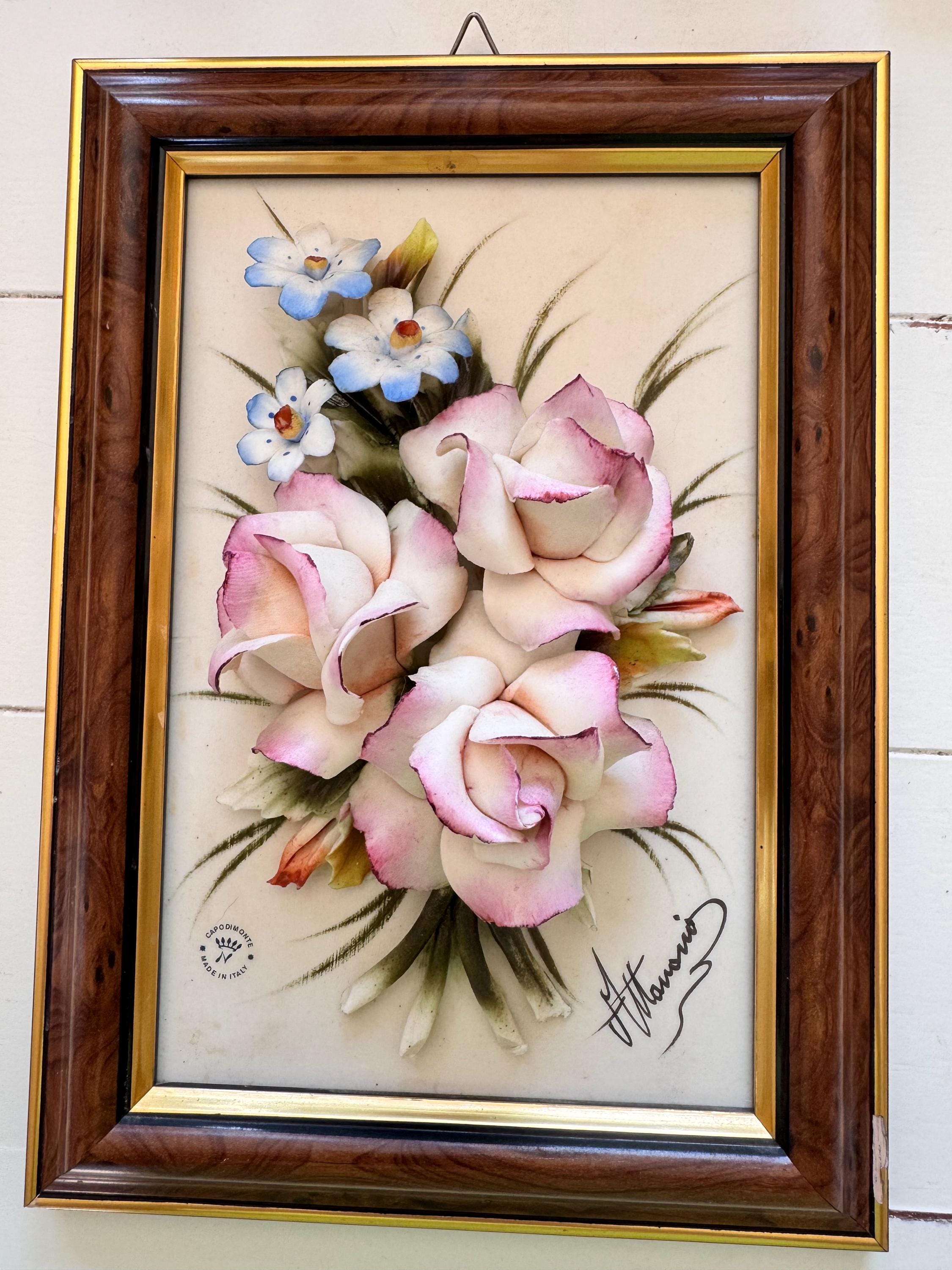 Vintage 3d Italian Wall Art Framed - Etsy